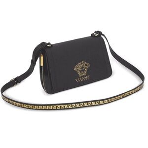 NIB Versace Black & gold Crossbody Bag